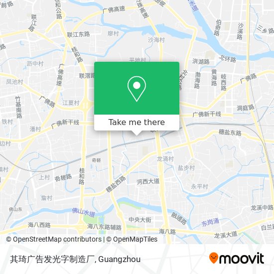其琦广告发光字制造厂 map
