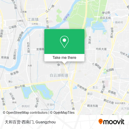 天和百货-西南门 map