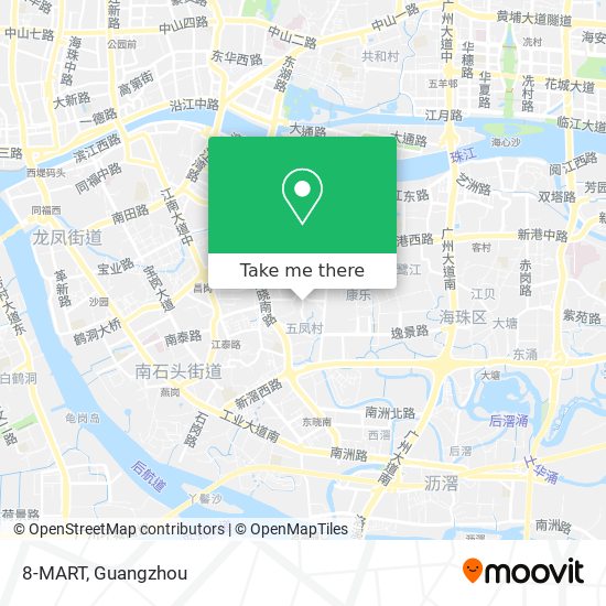 8-MART map