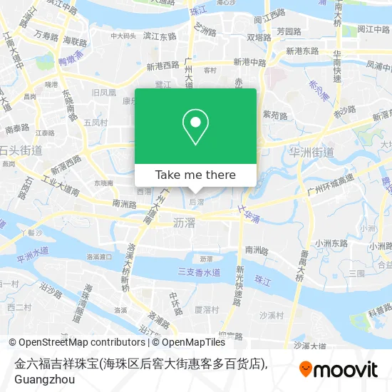 金六福吉祥珠宝(海珠区后窖大街惠客多百货店) map