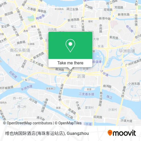 维也纳国际酒店(海珠客运站店) map