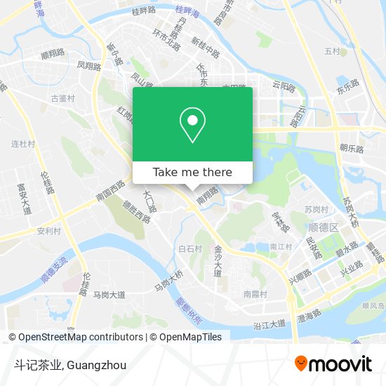 斗记茶业 map