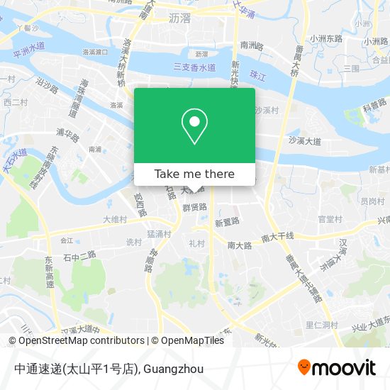 中通速递(太山平1号店) map
