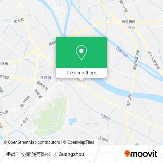 番禺三协豪施有限公司 map