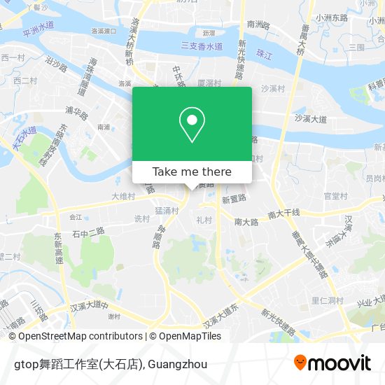 gtop舞蹈工作室(大石店) map