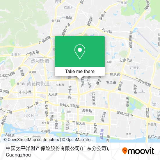 中国太平洋财产保险股份有限公司(广东分公司) map