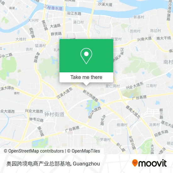 奥园跨境电商产业总部基地 map