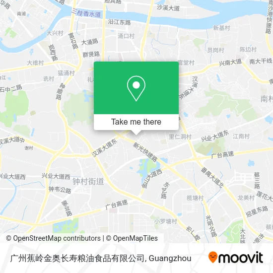 广州蕉岭金奥长寿粮油食品有限公司 map