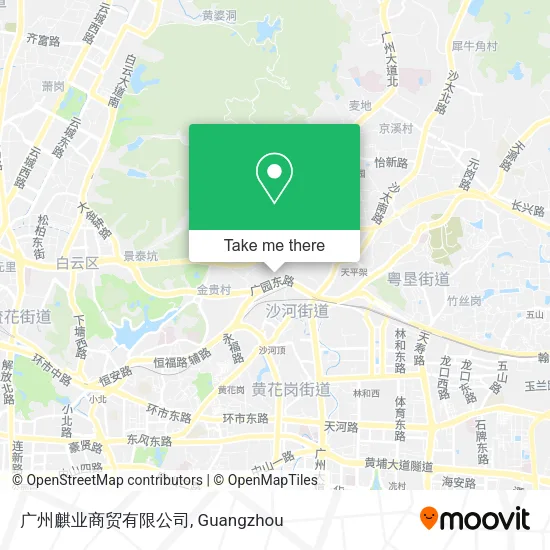 广州麒业商贸有限公司 map
