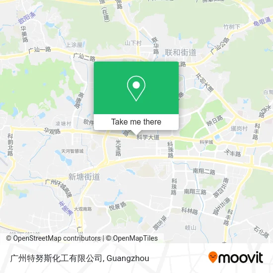 广州特努斯化工有限公司 map