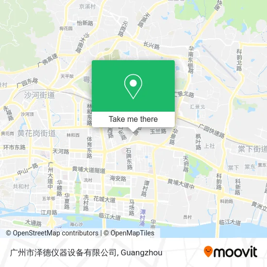 广州市泽德仪器设备有限公司 map
