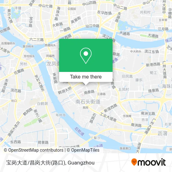 宝岗大道/昌岗大街(路口) map