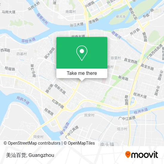 美汕百货 map