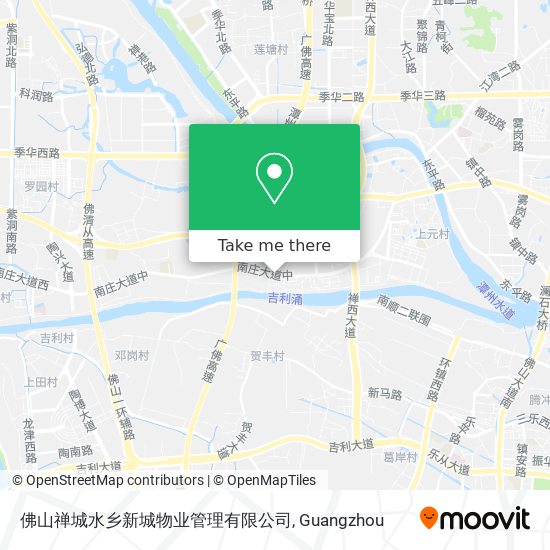 佛山禅城水乡新城物业管理有限公司 map