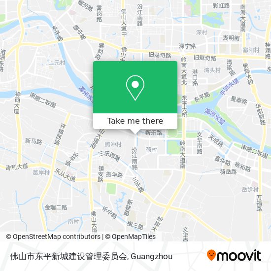 佛山市东平新城建设管理委员会 map