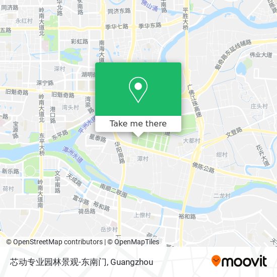 芯动专业园林景观-东南门 map