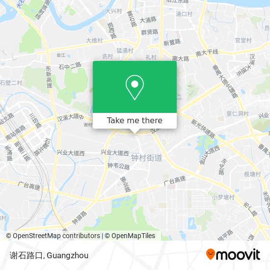 谢石路口 map