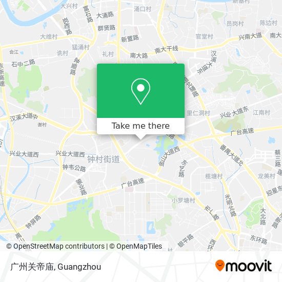 广州关帝庙 map