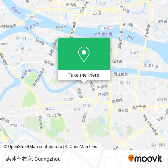惠冰车衣店 map