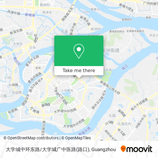 大学城中环东路/大学城广中医路(路口) map