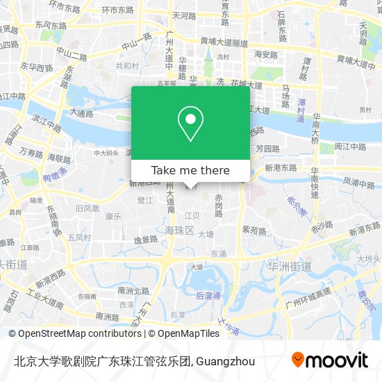 北京大学歌剧院广东珠江管弦乐团 map