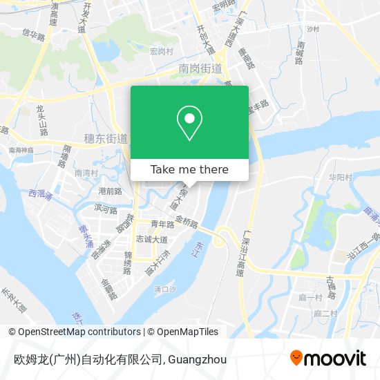 欧姆龙(广州)自动化有限公司 map