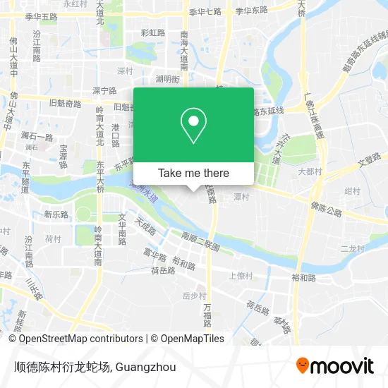 顺德陈村衍龙蛇场 map