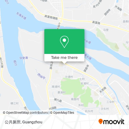 公共厕所 map