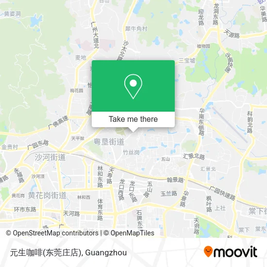 元生咖啡(东莞庄店) map