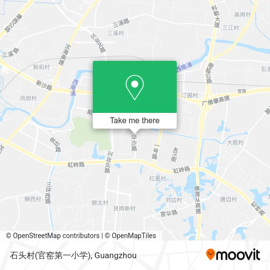 石头村(官窑第一小学) map