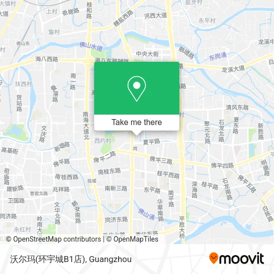 沃尔玛(环宇城B1店) map