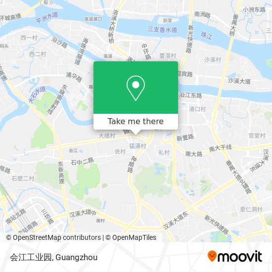 会江工业园 map