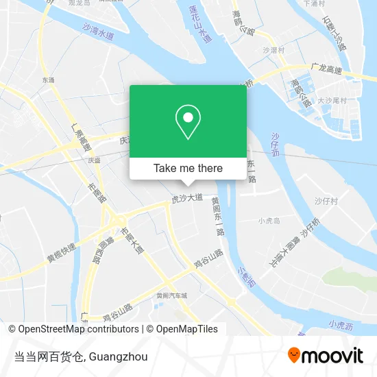 当当网百货仓 map