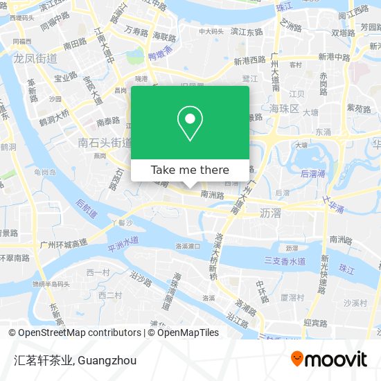 汇茗轩茶业 map
