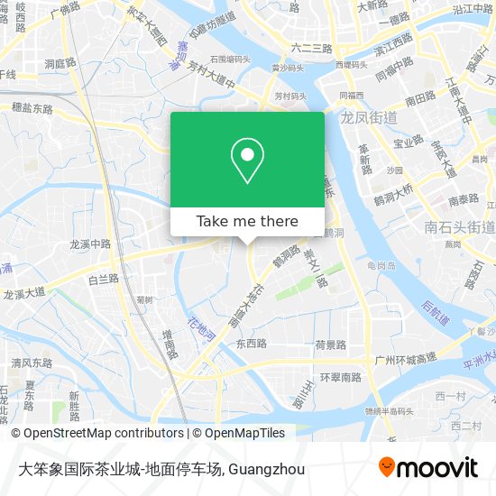 大笨象国际茶业城-地面停车场 map
