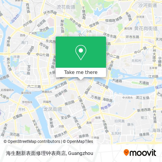 海生翻新表面修理钟表商店 map
