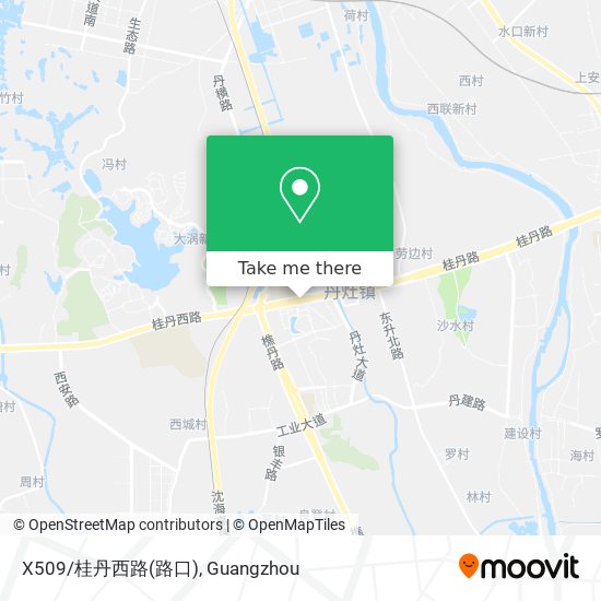 X509/桂丹西路(路口) map