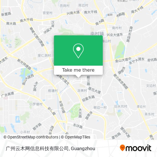 广州云木网信息科技有限公司 map