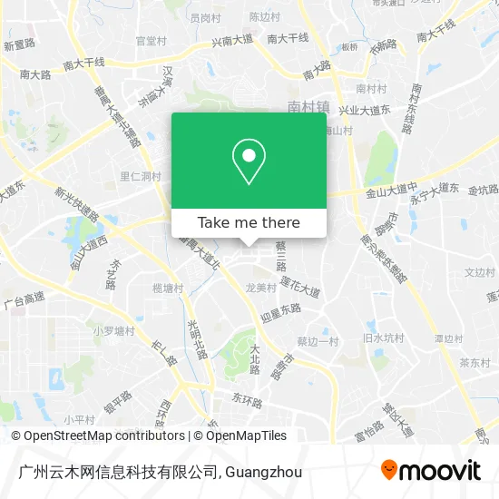 广州云木网信息科技有限公司 map