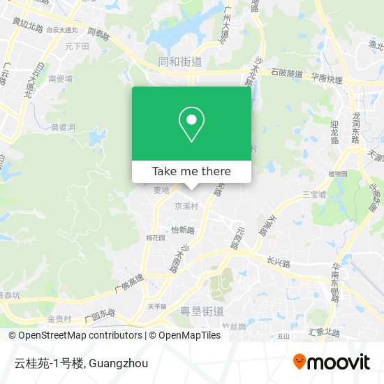云桂苑-1号楼 map