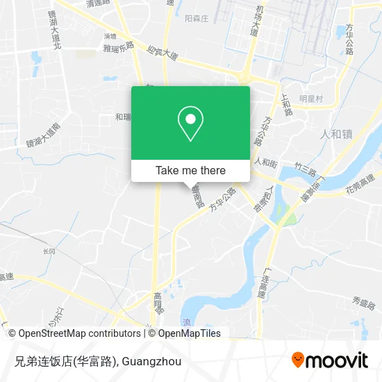 兄弟连饭店(华富路) map