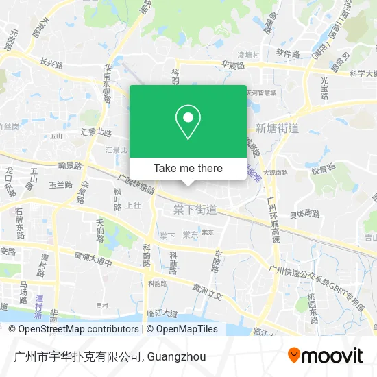 广州市宇华扑克有限公司 map