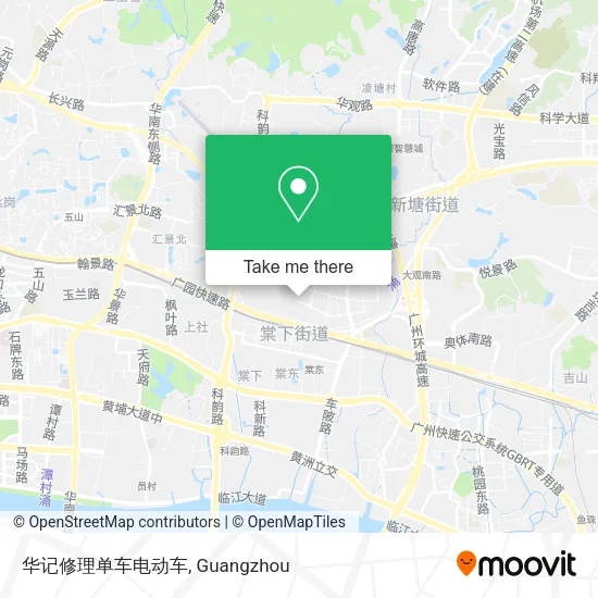 华记修理单车电动车 map