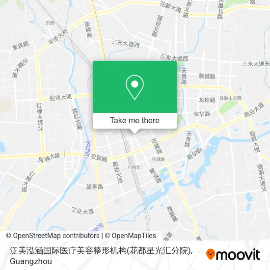 泛美泓涵国际医疗美容整形机构(花都星光汇分院) map