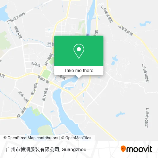 广州市博润服装有限公司 map