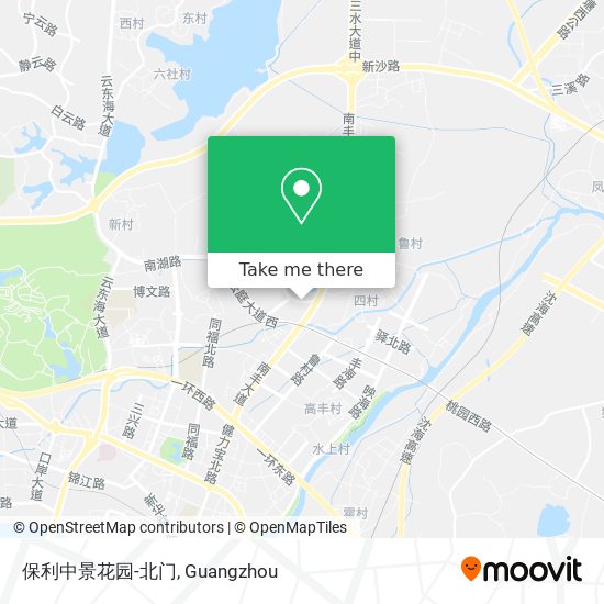 保利中景花园-北门 map