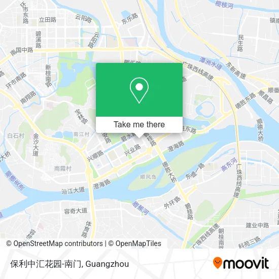 保利中汇花园-南门 map