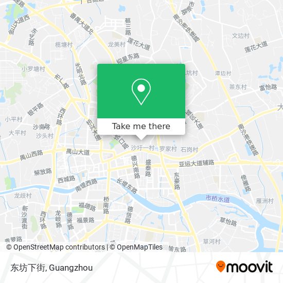 东坊下街 map