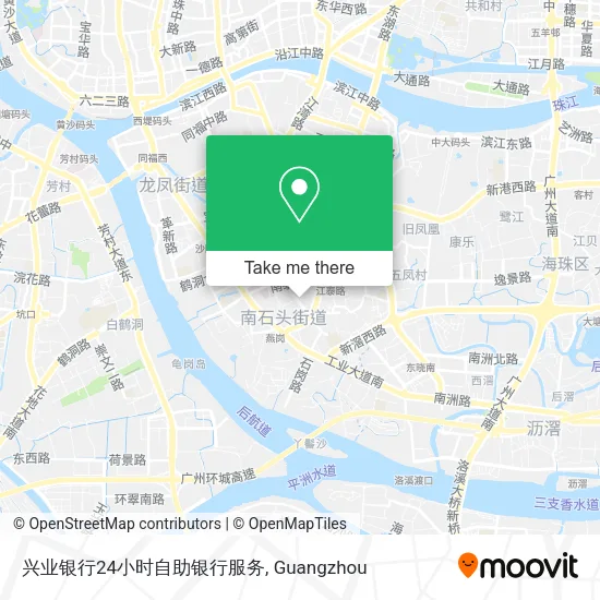 兴业银行24小时自助银行服务 map