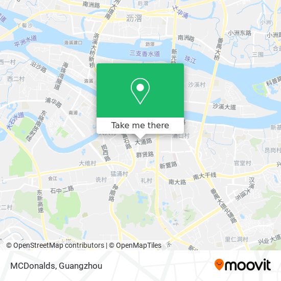 MCDonalds map